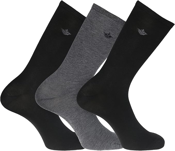 DOCKERS Men's Performance Socks - 3-Pairs and 6-Pairs Athletic and Dress Crew Socks for Men