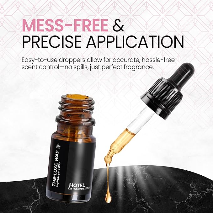 My Way Hotel Inspired Diffuser Oils | 10ml Oil Diffuser Essential Oils | Versatile and Mess-Free | Hotel Essential Oils for Diffuser by Perfa