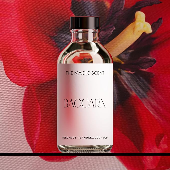 Baccara Diffuser Oil - Hotel & Home Luxury Scents Inspired by Baccarat Rouge - Diffuser Oil Scents for Home Designed for Use in All Diffusers - 16.9 fl oz, 500 mL