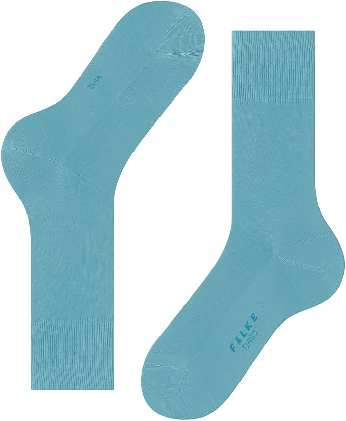 FALKE Men's Tiago Dress Socks, Sustainable Cotton, Crew, 1 Pair