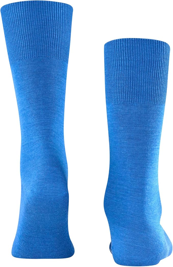 FALKE Men's Airport Dress Socks, Premium Merino Wool Cotton Blend, Sustainable Luxury, Eco-Friendly Business Casual, 1 Pair