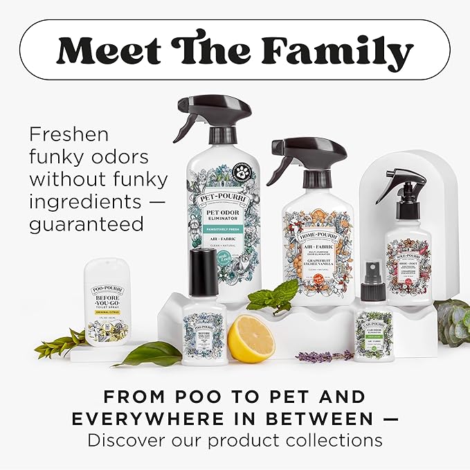 Poo-Pourri Before-You-Go Toilet Spray, Fresh Sea Salt, 2 Fl Oz, Up to 100 Uses, Bathroom Odor Deodorizer with Essential Oils for Home or Work, Travel Essentials, TSA Approved Size, Sea Salt Bergamot