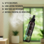 Non-Toxic Odor Eliminator,Natural Cedar Air Freshener Spray for Clothes Storage & Moth Repellent, Closet & Couch Deodorizer,Long Lasting Bathroom & Toilet Freshener,Safe for Kids & Pets,2PK, 4 Oz each