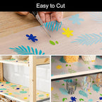 Cooyes Shelf Liner – Premium Non-Adhesive Cabinet & Drawer Liner for Kitchen – Waterproof Shelf Paper with Modern Pattern – Durable EVA Cabinet Mat – Easy to Cut