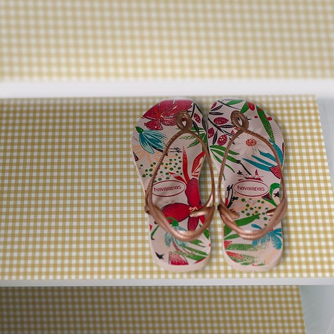 Fragrant Sandalwood SCENTED DRAWER LINERS in a BARLEY GINGHAM Design | Pack of 5 Sheets | Contains Essential Oils | MADE IN THE UK.