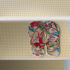 Fragrant Sandalwood SCENTED DRAWER LINERS in a BARLEY GINGHAM Design | Pack of 5 Sheets | Contains Essential Oils | MADE IN THE UK.