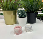 TOBOHU Pink Marble Ceramic Palo Santo Stick Holder, Palo Santo Burner Bowl