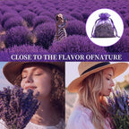 24 Pieces French Dried Lavender Sachet Lavender Flower Bags Long Lasting Fresh Scents 2023 New Lavender Buds for Clothes Storage Drawers and Closets Home