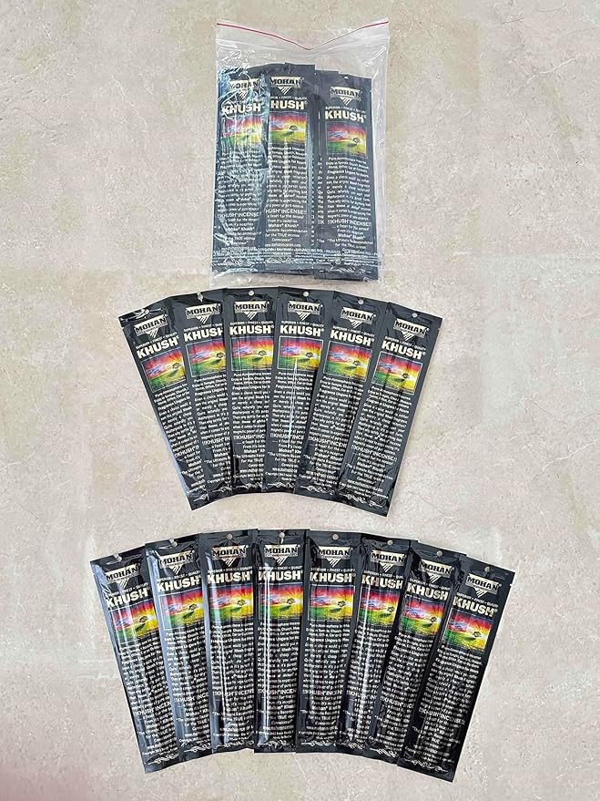Mohan Incense Khush Scent, 1 lb, Pack of 25
