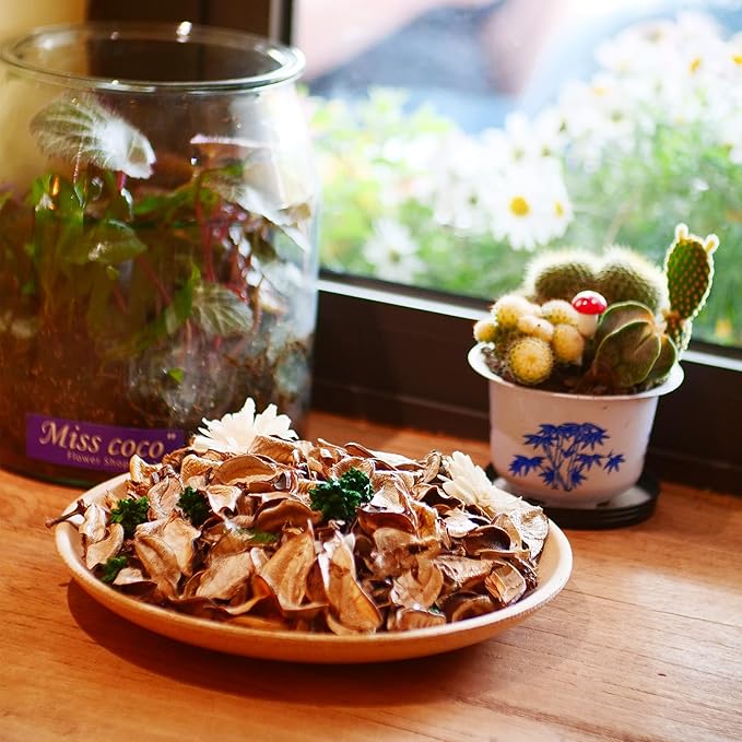 Potpourri Bags,Vanilla Scented Potpourri Bowl Fillers,Dried Flowers,Home Fragrance Sachet of Petal, Vase Decor (White Caramel)-Mini