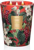 M&SENSE Wild Cherry Scented Candle 3 Wick, 35oz 150H Long Lasting, Soy Candles Stress Relief Romantic Gifts for Women Home Decor