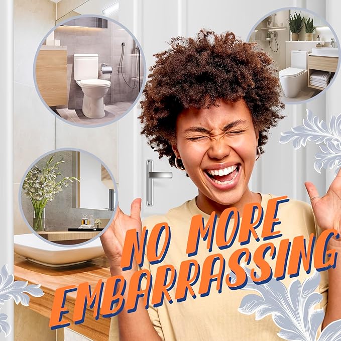 Toilet Spray, Hibiscus Blossom, Bathroom Toilet Odor Eliminator, Air Freshener for Home, 2 Fl Oz Each Pocket Travel Size(2 Pack)