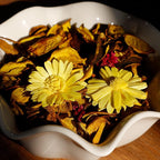 Yellow Potpourri Bags,Lemon Scented Potpourri Bowl Filler,Decorative Dried Flowers, Home Fragrance Sachet of Petal, Bathroom Vase Decor -Mini