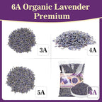 Sukh 200g Dried Lavender Buds- Organic Flowers Sachet for Drawers and Closets Flowers Bags Scents Lavender Sachet Bags Bulk