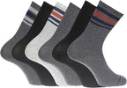 DOCKERS Men's Performance Socks - 3-Pairs and 6-Pairs Athletic and Dress Crew Socks for Men