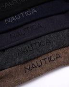 Nautica Mens Dress Socks - 10 Pack Breathable Stretch Crew-Length Work Socks for Men for Business Formal Wear (Sizes: 6-12.5)