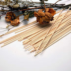 120PCS Reed Diffuser Sticks,7.5 Inch Natural Rattan Sticks,Diffuser Refills,Essential Oil Aroma Diffuser Replacements Sticks (Natural Color)