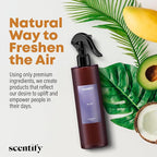 Scentify Bliss Odor Neutralizing Room Spray – Luxury Eucalyptus & Bergamot Fragrance, Instant Odor Eliminator for Home, Office & Car – 12oz