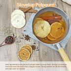 Potpourri Simmering, Warm House Stovetop Potpourri with Cinnamon, Cloves, Apple, Orange, Rosemary and Star Anise, Simmer Pot Ingredients for Home Fragrance, Housewarming, Hostess Gift