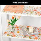 Cooyes Shelf Liner – Premium Non-Adhesive Cabinet & Drawer Liner for Kitchen – Waterproof Shelf Paper with Modern Pattern – Durable EVA Cabinet Mat – Easy to Cut