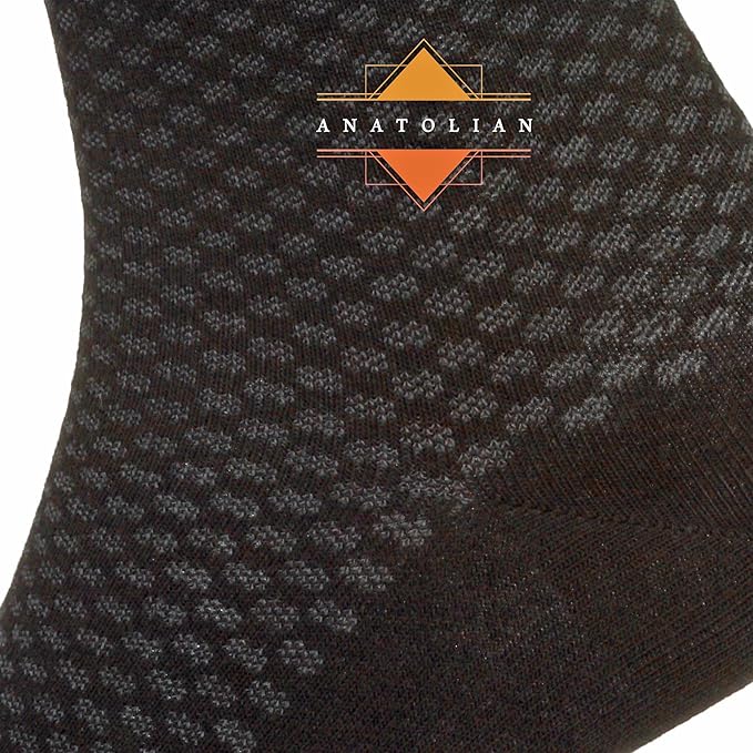 anatolian DRESS SOCKS Natural Comfortable Soft Classy - Made In TURKEY for Men Women Dress or Casual Footwear