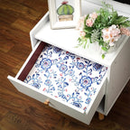 10 Sheets Drawer Liners for Dresser Scented Drawer Liners Non Adhesive Scented Paper for Fragrant Home Shelf Closet(Lavender,Blue Flowers)