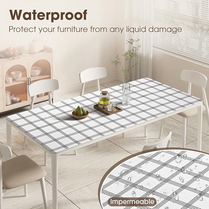 Drawer and Shelf Liner, Non-Slip Kitchen Cabinet Liners Non-Adhesive Thick Strong Grip Waterproof Washable Mats Protect Dresser Shelves Cupboard Bathroom Cabinets, White Stripes, 12 in X 30 FT