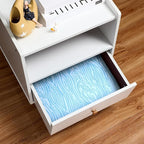 10 Sheets Drawer Liners for Dresser Scented Drawer Liners Non Adhesive Scented Paper for Fragrant Home Shelf Closet(Sea Scent,Sea Wave)