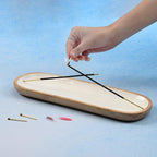 Folkulture Incense Holder for Home | Modern Incense Burner or Insence-Stick Holder for Gifts| Mango Wood Incense Tray Trough for Sticks 12 x 4 Inches, White