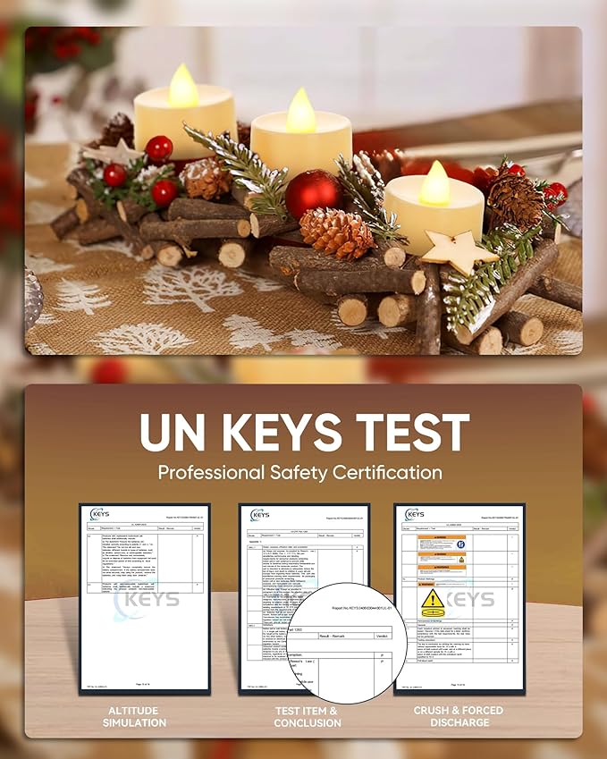 BEICHI 24pcs Battery Operated Tea Lights with Timer, Built-in 6 Hours Tea Light, Warm White Flickering Electric Tea Candles with Timer, 1.4'' Dia x 1.25'' H, LED Flameless Candles with Timer