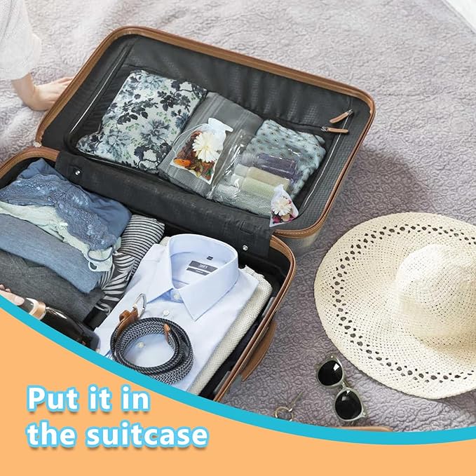 DIY Citrus Blossom Dried Flower Bag Set with Enchanting Escape Fragrance 5 Reusable Bags+Petal. Long-Lasting Closet Sachet Bags Drawer deodorizers Fresh Scents, Home Fragrance for Lover.