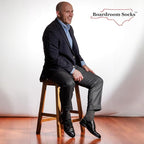 Merino Wool Mid-Calf Dress Socks for Men, Ribbed Dress Socks