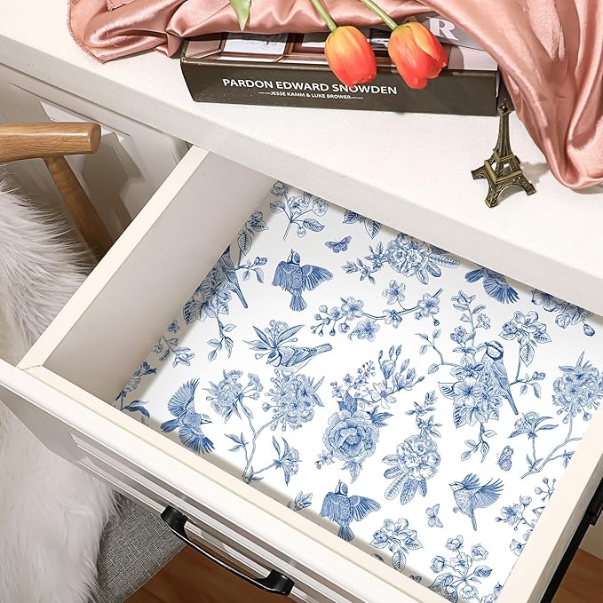 10 Sheets Drawer Liners for Dresser Scented Drawer Liners Non Adhesive Scented Paper for Fragrant Home Shelf Closet