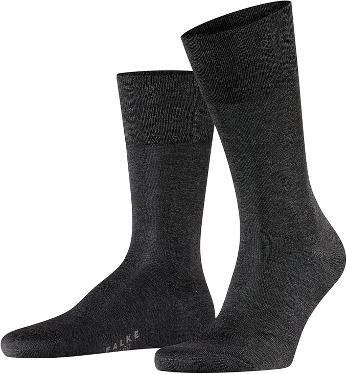 FALKE Men's Tiago Dress Socks, Sustainable Cotton, Crew, 1 Pair