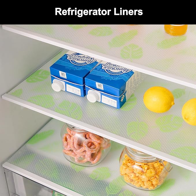 Cooyes Shelf Liner – Premium Non-Adhesive Cabinet & Drawer Liner for Kitchen – Waterproof Shelf Paper with Modern Pattern – Durable EVA Cabinet Mat – Easy to Cut