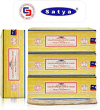 Satya Californian White SageIncense Sticks 250 gmx 4 Pack (1000 GMS), Insenses with Raajsee Incense Holder Bundle, Nag Champa Natural Incense