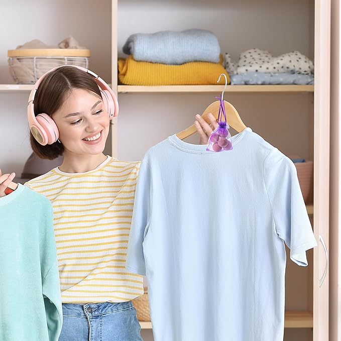 240 Pcs Cedar Balls for Clothes Storages, Home Fragrance Sachets for Closet, Drawer, Dresser, Wardrobe and More, LV-D-CC-3