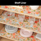 Cooyes Shelf Liner – Premium Non-Adhesive Cabinet & Drawer Liner for Kitchen – Waterproof Shelf Paper with Modern Pattern – Durable EVA Cabinet Mat – Easy to Cut