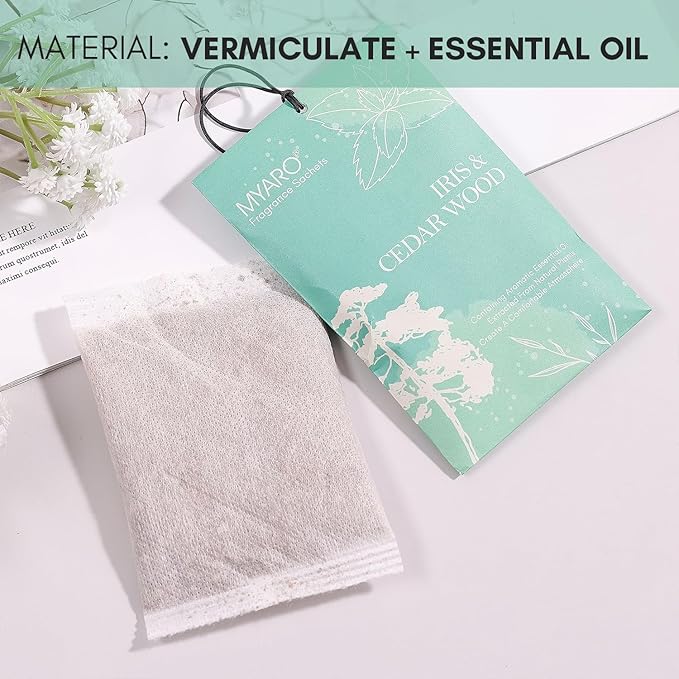 Sachets for Drawers and Closets, MYARO 12 Packs Closet Scent Freshener and Room Deodorizer, Long Lasting Sachets Scented Bag Make Your House Smell Good