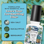 Poo-Pourri Before-You-Go Toilet Spray, Fresh Sea Salt, 2 Fl Oz, Up to 100 Uses, Bathroom Odor Deodorizer with Essential Oils for Home or Work, Travel Essentials, TSA Approved Size, Sea Salt Bergamot