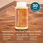 Homedics SereneScent Moroccan Magic, Fruity & Woody Home Fragrance Oil, 120 ml, for use with Homedics SereneScent Waterless Diffuser (ARMH-970/973), Clean & Natural, up to 100% USDA Biobased