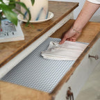 Fragrant Fresh Linen SCENTED DRAWER LINERS in a DUCK EGG BLUE GINGHAM Design | Pack of 5 Sheets | Contains Essential Oils | MADE IN THE UK.