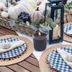 20 Packs Black Votive Candles with Clear Glass Holder, 1.8 Oz Unscented Soy Wax Candle for Home Decoration, Candle Gifts for Christmas Thanksgiving Halloween, 20 Pack of 1.8oz