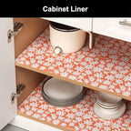 Cooyes Shelf Liner – Premium Non-Adhesive Cabinet & Drawer Liner for Kitchen – Waterproof Shelf Paper with Modern Pattern – Durable EVA Cabinet Mat – Easy to Cut