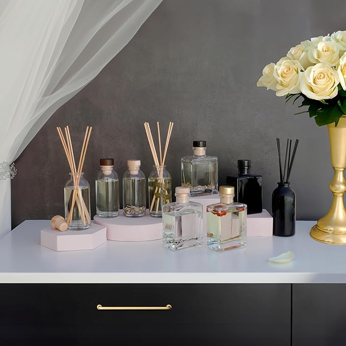 Urban Naturals Lemon Verbena Scented Oil Reed Diffuser Refill | Includes a Free Set of Reed Sticks, 4 oz (2 Pack)