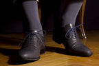 Hugh Ugoli Men's Bamboo Dress Socks for Business & Trouser, Thin & Seamless Crew Socks, 4 Pairs with Gift Box, Shoe Size 8-12