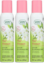 Citrus Magic Limited Edition Odor Eliminating Air Freshener Spray, Pear Blossom, 3-Ounce, Pack of 3