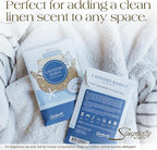 Simplicity Scents Laundry Basket Scented Sachets Pack of 6, Everyday - Long-Lasting Scented Bags, Home Fragrance, Air Freshener & Deodorizer for Closet, Room, Drawer, or Cars, Made in USA