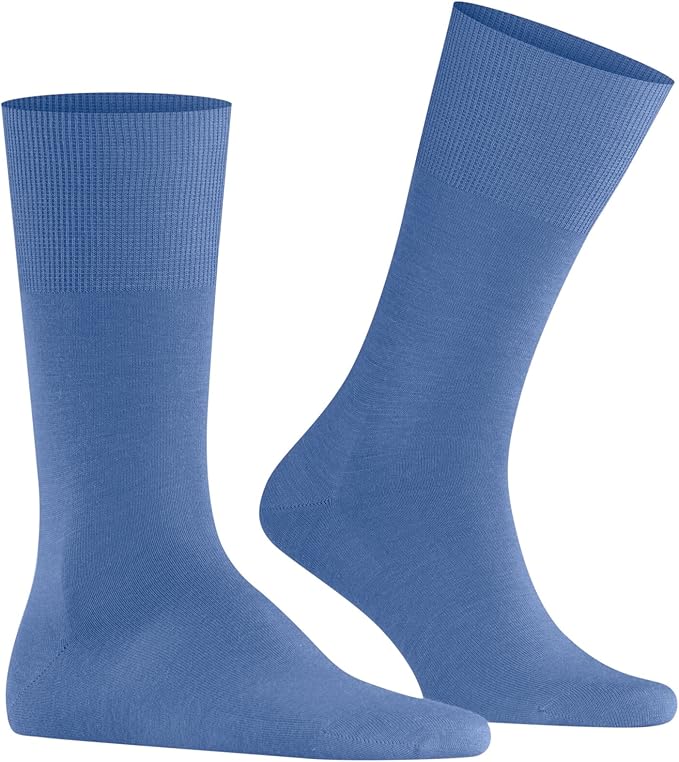 FALKE Men's Airport Dress Socks, Premium Merino Wool Cotton Blend, Sustainable Luxury, Eco-Friendly Business Casual, 1 Pair