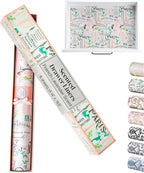 Scented Drawer and Shelf Liners - Vintage Charm - Six (6) Large 14 x 19.6 Inch Sheets - Non-Adhesive Paper Sheets for Closet Shelves and Dresser Drawers - (Vintage Paris)